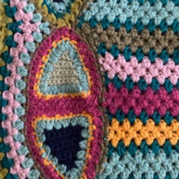 Anthropologie FIETS VOOR 2 Boho Dear Penny Crochet Knit Skirt XS - Picture 4 of 10